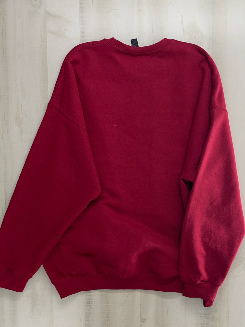 nwot GIRL TRIBE x Taylor Swift all too well embroidered red fleece sweatshirt - Picture 4 of 5